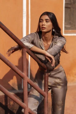 Jantar Mantar Coord Set - Taupe -Anita Dongre F22G702A​ TAUPE​ 7