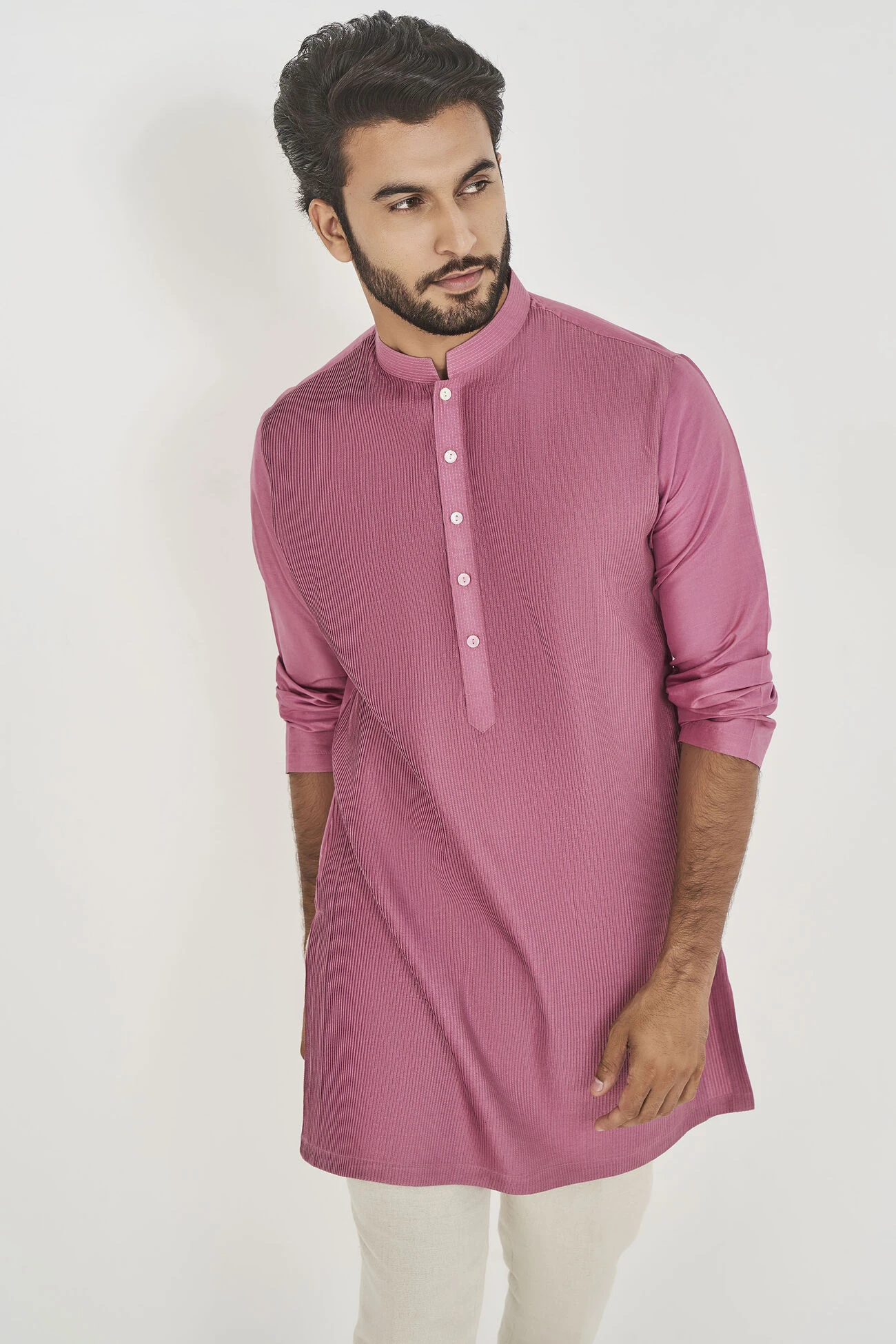 Daksh Kurta - Lilac 6 Daksh Kurta - Lilac - Image 4