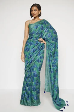 Francesca Saree - Green