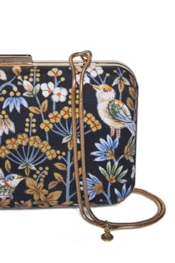 Pichhwai Clutch - Nightingale Black -Anita Dongre F22PCLUTCH1 Black 3