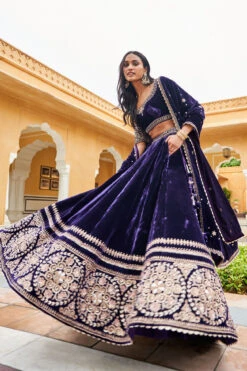 Fauzia Lehenga -Purple -Anita Dongre F22R121 Purple 4