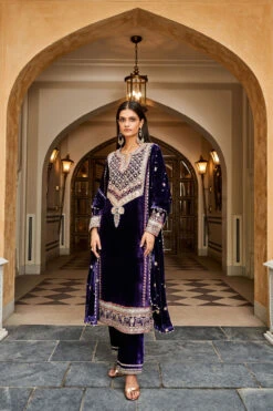 Taahira Suit Set - Violet