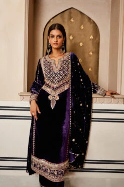 Taahira Suit Set - Violet -Anita Dongre F22R1 VividViolet 4