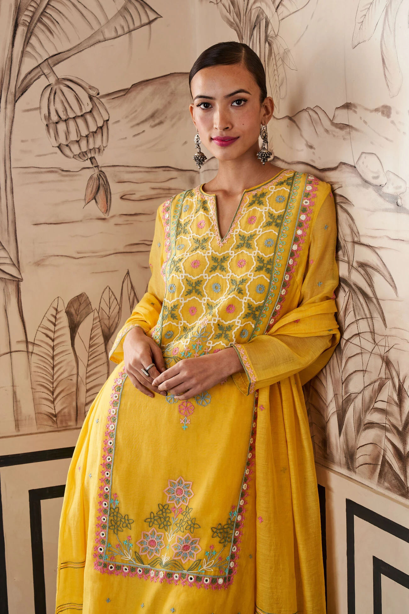 Izna Suit Set - Yellow 7 Izna Suit Set - Yellow - Image 5