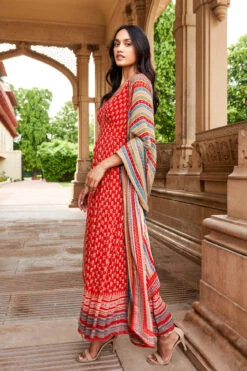 Janya Suit Set - Red -Anita Dongre F22RN164 Red 3