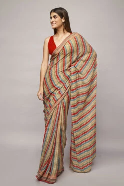 Alana Saree - Red