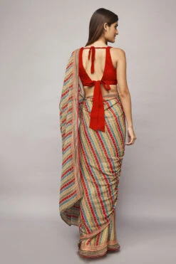 Alana Saree - Red 10 Alana Saree - Red -Anita Dongre F22RN183 Red 3