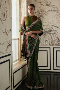 Zaaha Saree - Green