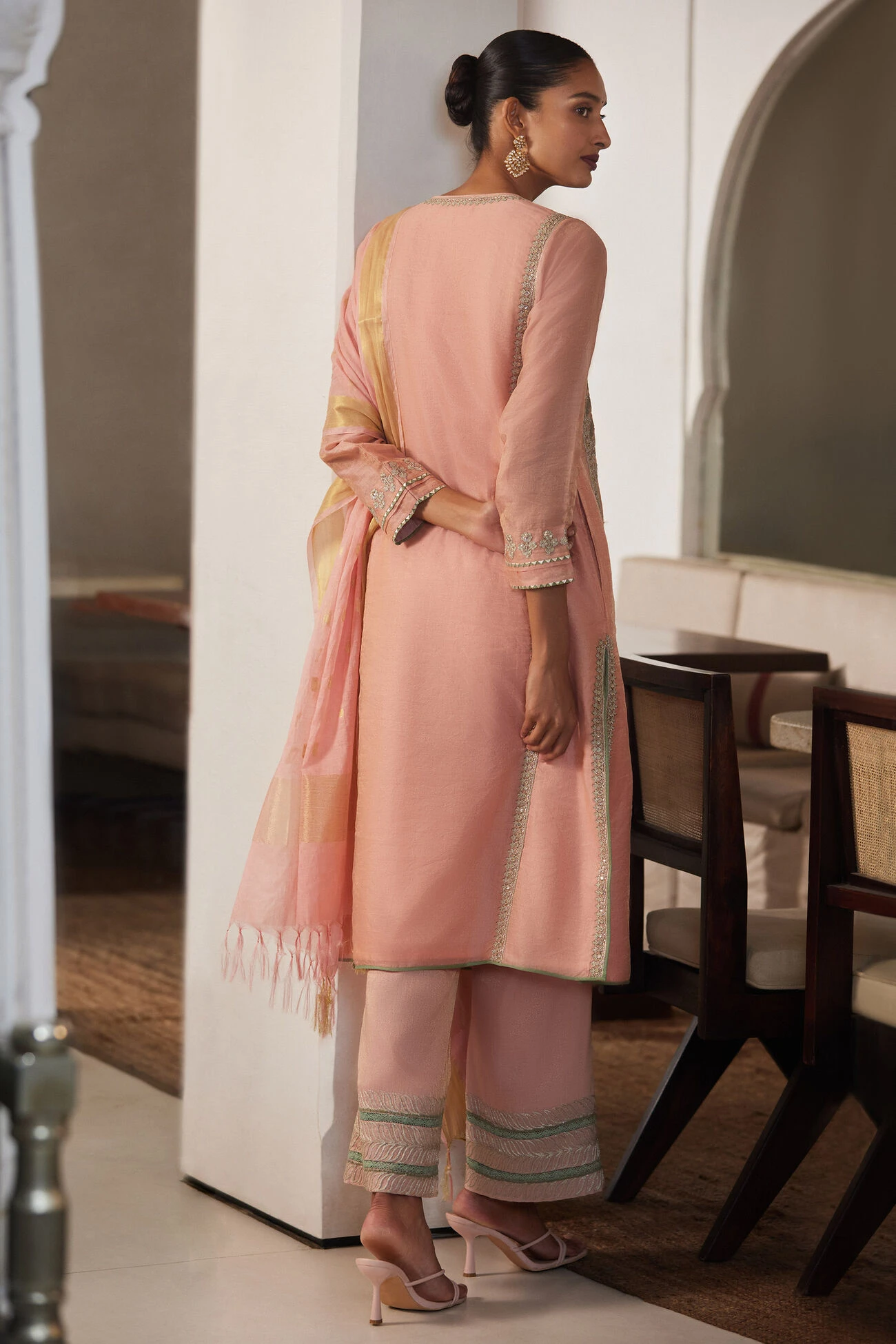 Zarna Suit Set - Blush 4 Zarna Suit Set - Blush - Image 2