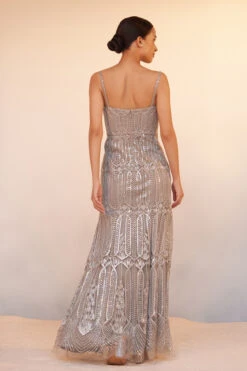 Amena Gown - Grey -Anita Dongre F22SR15 Grey 3