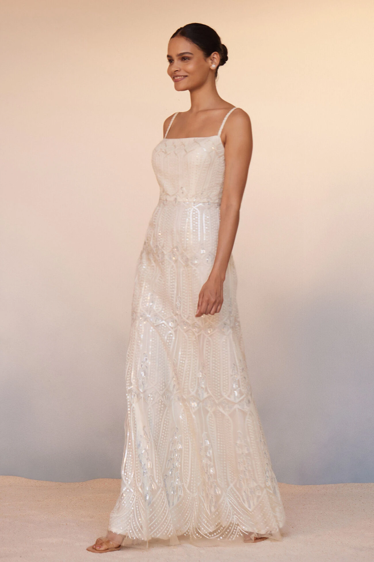 Amena Gown - Ivory 4 Amena Gown - Ivory - Image 2