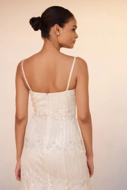 Amena Gown - Ivory 11 Amena Gown - Ivory -Anita Dongre F22SR15 Ivory 5