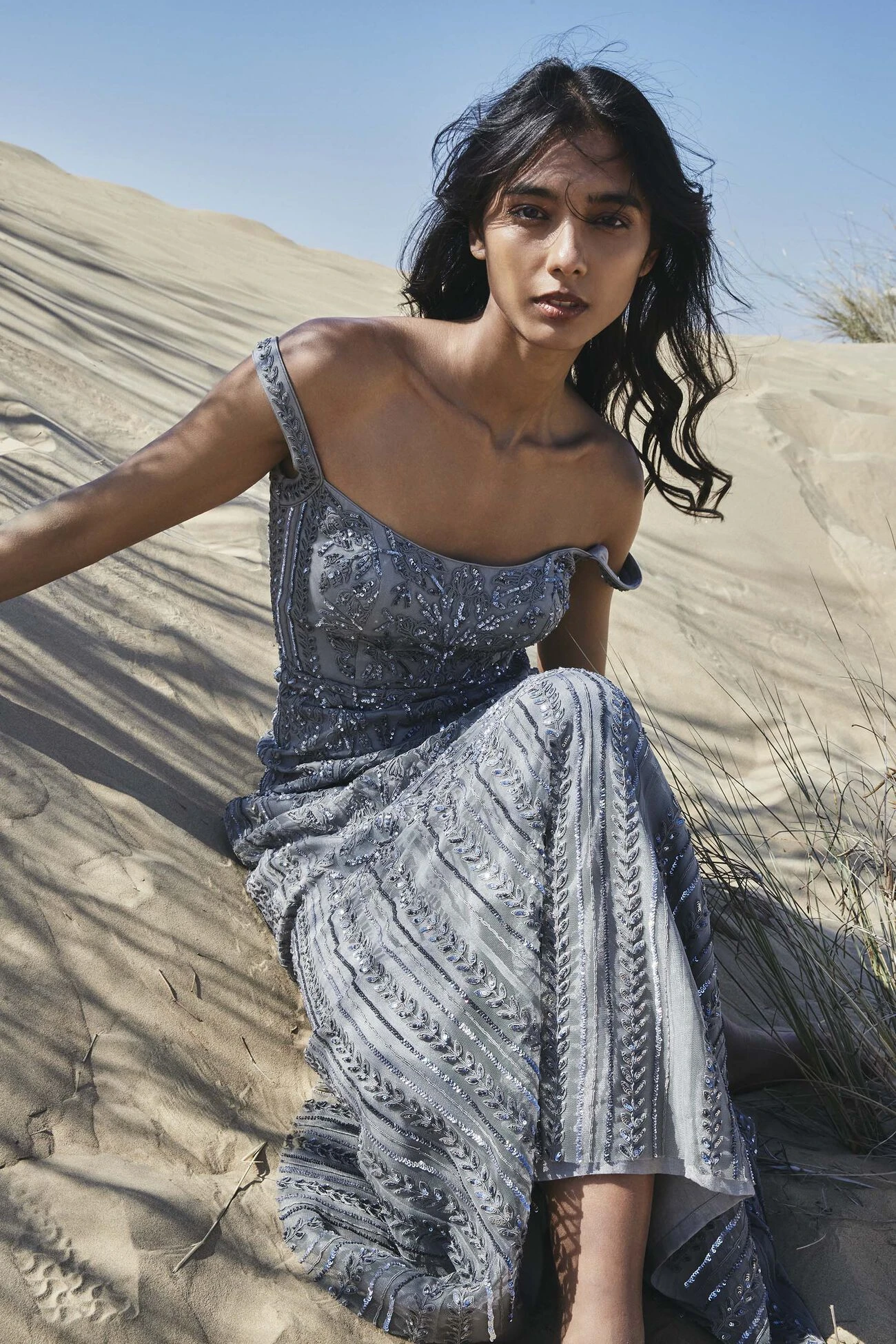 Stardust Gown - Grey 3 Stardust Gown - Grey