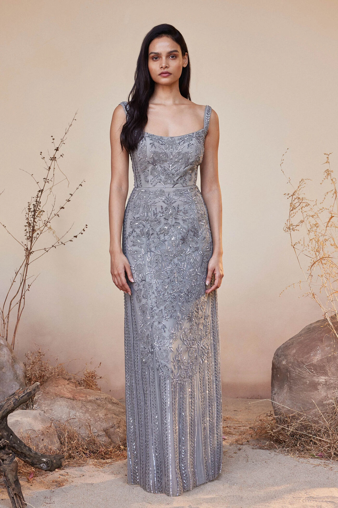 Stardust Gown - Grey 4 Stardust Gown - Grey - Image 2