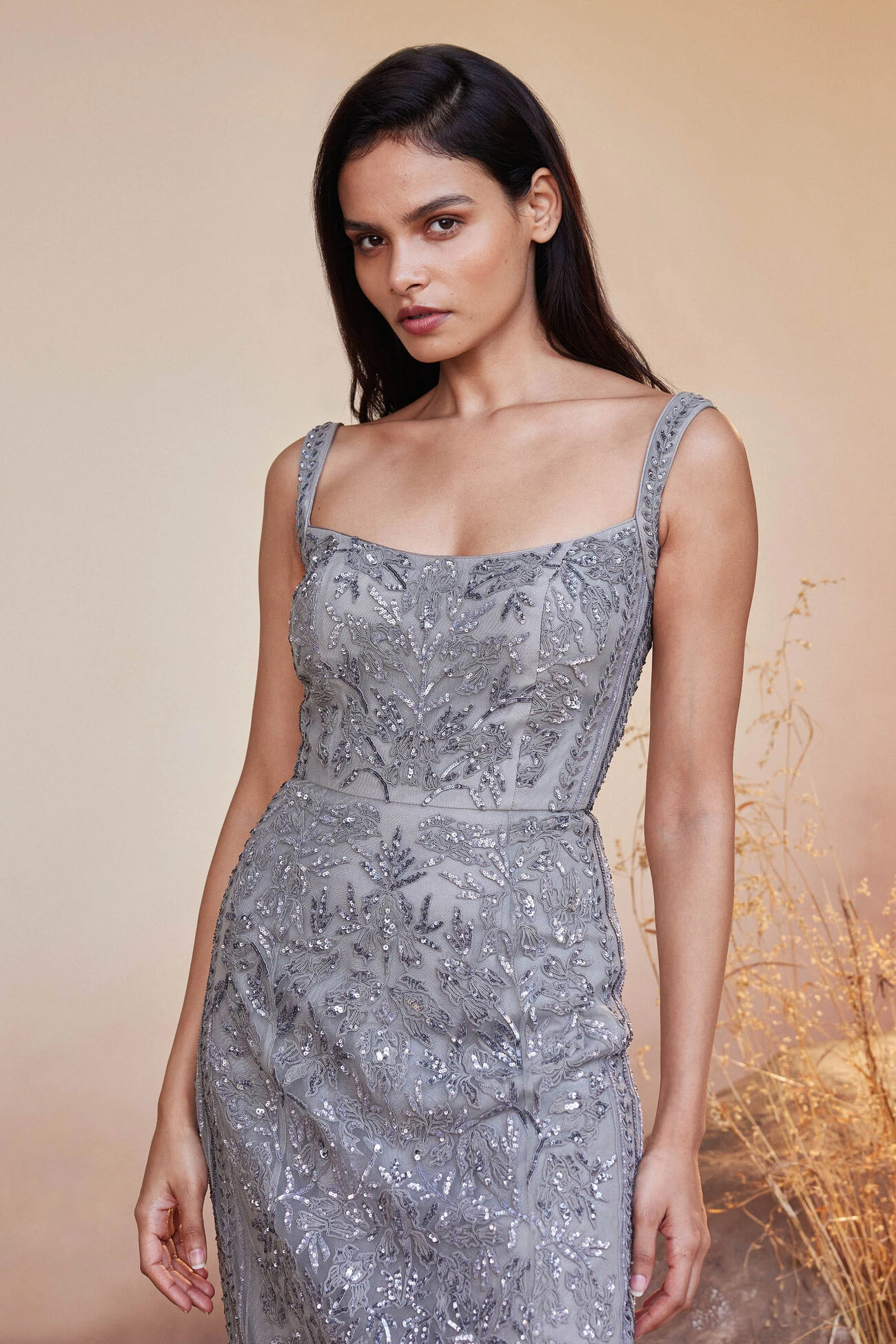 Stardust Gown - Grey 7 Stardust Gown - Grey - Image 5