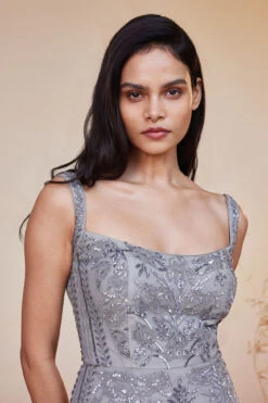 Stardust Gown - Grey 14 Stardust Gown - Grey -Anita Dongre F22SR16 Grey 5