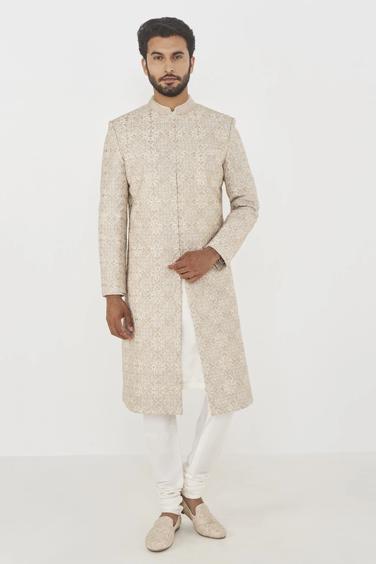 Dheer Sherwani - Off White 3 Dheer Sherwani - Off White