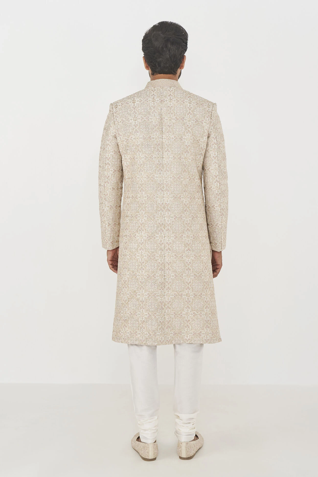 Dheer Sherwani - Off White 5 Dheer Sherwani - Off White - Image 3