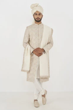 Dheer Sherwani - Off White 16 Dheer Sherwani - Off White -Anita Dongre F22SR18RSBS Cream 7