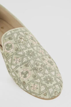 Sani Shoes - Sage Green -Anita Dongre F22SR19MO sagegreen 4