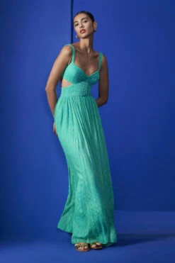 Zefrino Gown - Aqua