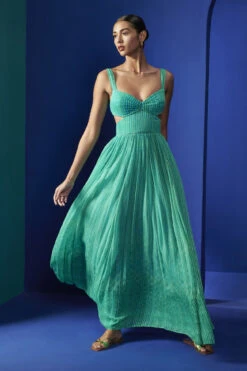 Zefrino Gown - Aqua -Anita Dongre F22SV6 sage 3