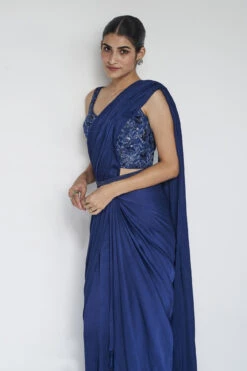 Millaray Saree Set - Blue -Anita Dongre F23A391A Blue 5