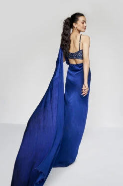 Fluerette Saree Set - Blue 18 Fluerette Saree Set - Blue -Anita Dongre F23A393 Blue 6