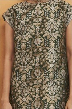 Symphony Of The Forest Dress - Green 9 Symphony Of The Forest Dress - Green -Anita Dongre F23AR706 Green 4