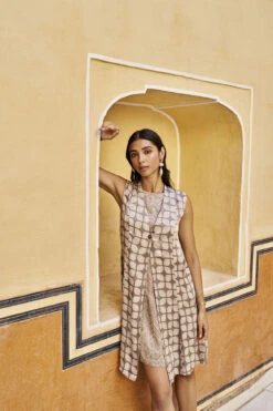 Reverie Overlayer Dress - Grey