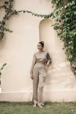 Repose Crop Coord - Brown