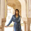 Backwater Dress - Blue 1 Backwater Dress - Blue -Anita Dongre F23G400 Blue 1