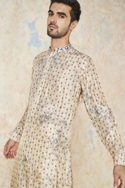 Sahan Kurta - Sand -Anita Dongre F23M18K Sand20Blue 5
