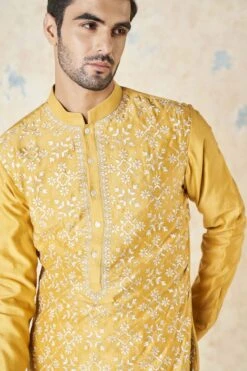 Udyan Kurta - Mustard 12 Udyan Kurta - Mustard -Anita Dongre F23M27K MSTD 5