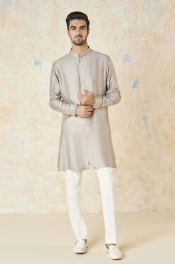 Sazil Kurta - Grey
