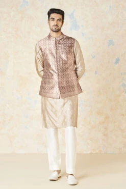 Unman Nehru Jacket - Gold