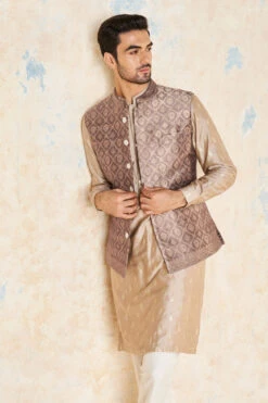 Unman Nehru Jacket - Gold -Anita Dongre F23M3B Gold 4
