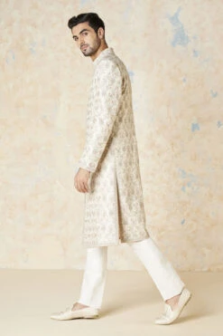 Aasvik Sherwani - Ivory -Anita Dongre F23M3SR Ivorymulticolor 4