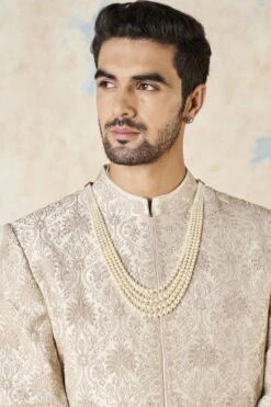 Ikshaan Sherwani - Ivory 13 Ikshaan Sherwani - Ivory -Anita Dongre F23M4SR Lvory 6
