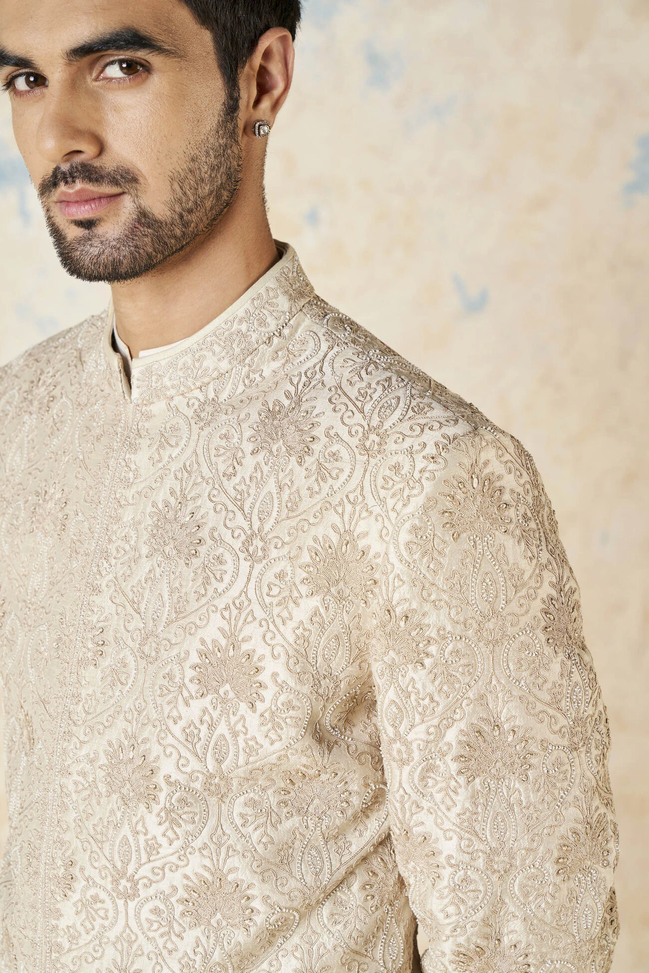 Ikshaan Sherwani - Ivory 9 Ikshaan Sherwani - Ivory - Image 7