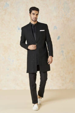 Yuven Sherwani - Black