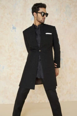 Yuven Sherwani - Black -Anita Dongre F23M5SR Black 4