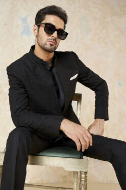 Yuven Sherwani - Black -Anita Dongre F23M5SR Black 7