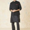 Akheel Nehru Jacket - Black