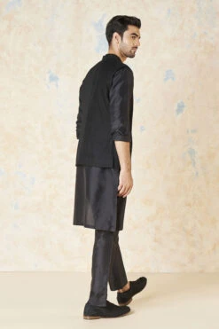 Akheel Nehru Jacket - Black -Anita Dongre F23M6B Black 4