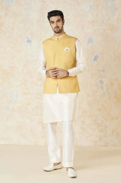 Akheel Nehru Jacket - Mustard