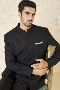 Anveer Bandhgala - Black -Anita Dongre F23M6J Black 4