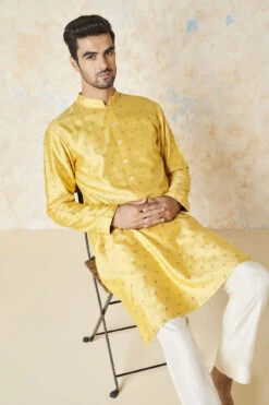 Risay Kurta - Mustard 13 Risay Kurta - Mustard -Anita Dongre F23M6K Mustard 6