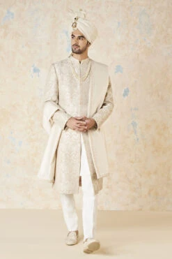 Vehant Sherwani - Ivory