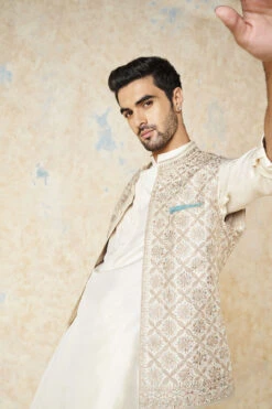 Rayan Nehru Jacket - Ivory -Anita Dongre F23M7B Ivory 5